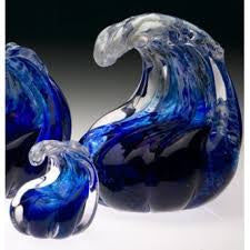 Wave Glass Urn