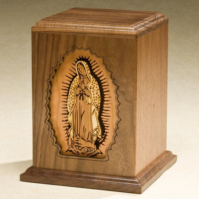 Our Lady of Guadalupe: Walnut Urns