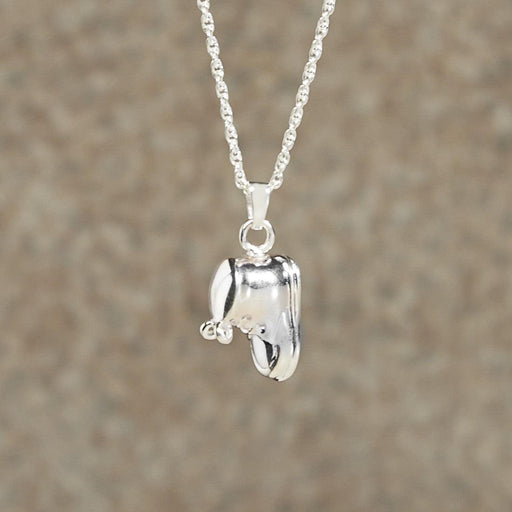 Baby Bootie Pendant Silver