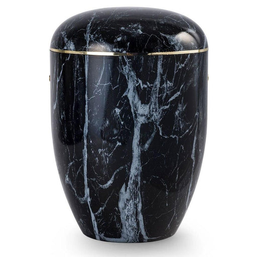 Marmorean: Ebony Swirl Urn