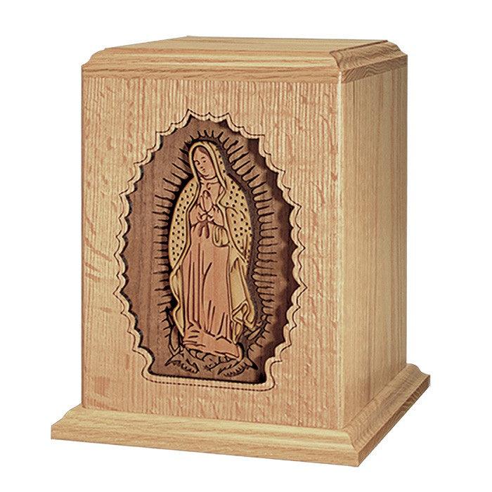 Our Lady of Guadalupe: Oak Urns