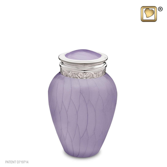 Blessing Urn Pearl & Lavender 49 Cubic Inches