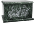 Green Rectangle Evermore Urn