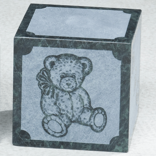 Children & Infant Urns - Teddy Bear ABC Block